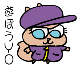 SQUIRREL HIP HOP NEW SCHOOL sticker #9479261