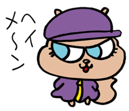 SQUIRREL HIP HOP NEW SCHOOL sticker #9479264