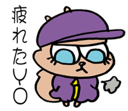 SQUIRREL HIP HOP NEW SCHOOL sticker #9479269