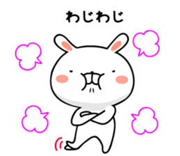 Usatan of Okinawan dialect rabbit sticker #9480155