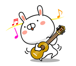 Usatan of Okinawan dialect rabbit sticker #9480166