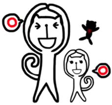 the cat loves words sticker #9481044