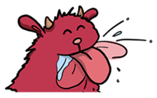 Some monsters are mean. sticker #9481696