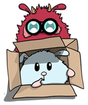 Some monsters are mean. sticker #9481699