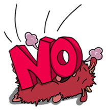 Some monsters are mean. sticker #9481711