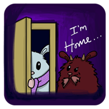 Some monsters are mean. sticker #9481720