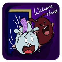 Some monsters are mean. sticker #9481721