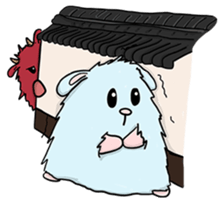 Some monsters are mean. sticker #9481723