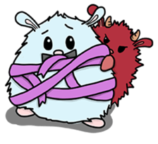 Some monsters are mean. sticker #9481726