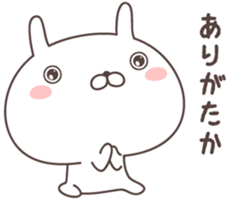 Pretty rabbit -kumamoto- sticker #9482024