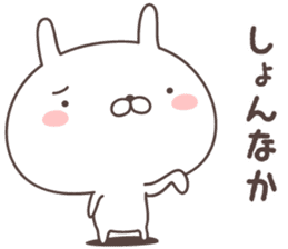 Pretty rabbit -kumamoto- sticker #9482039