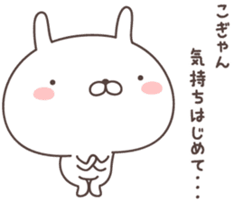 Pretty rabbit -kumamoto- sticker #9482046