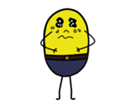 Yellow eggs sticker #9482161