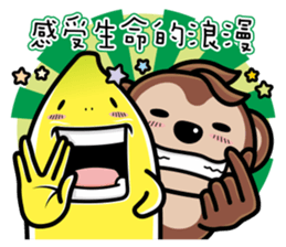 Banana Life - happy box sticker #9482219