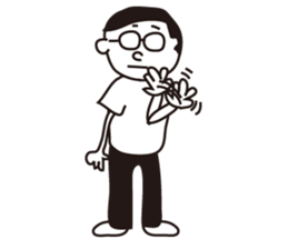 Loneliness Mr. JTaro sticker #9482304