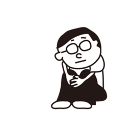 Loneliness Mr. JTaro sticker #9482310