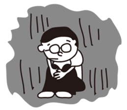 Loneliness Mr. JTaro sticker #9482315