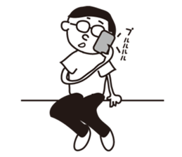 Loneliness Mr. JTaro sticker #9482319