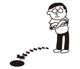 Loneliness Mr. JTaro sticker #9482321