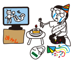 Loneliness Mr. JTaro sticker #9482331