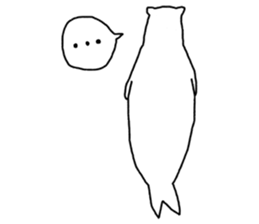 Kumaazarashi sticker #9482357