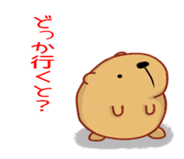 Kyapibara Kyushu valve sticker #9482558