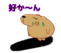 Kyapibara Kyushu valve sticker #9482571