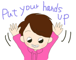 party people  DJ boy sticker #9483341