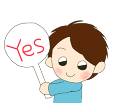 party people  DJ boy sticker #9483352