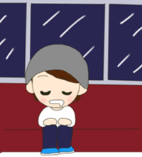 party people  DJ boy sticker #9483375