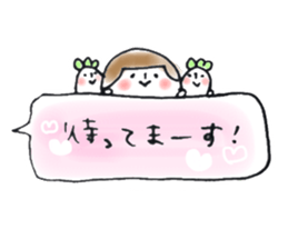 masking tape girl message sticker #9483483