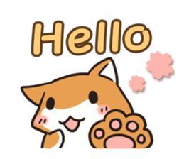 Japanese dog Shiba Inu ver.2 sticker #9483656