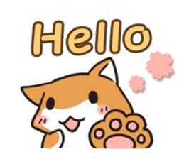 Japanese dog Shiba Inu ver.2 sticker #9483656