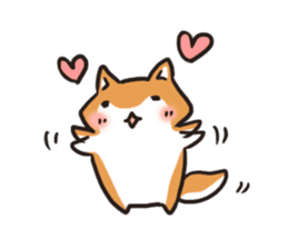 Japanese dog Shiba Inu ver.2 sticker #9483660