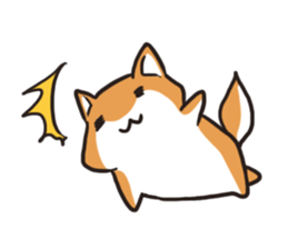 Japanese dog Shiba Inu ver.2 sticker #9483683