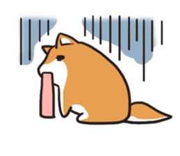 Japanese dog Shiba Inu ver.2 sticker #9483691