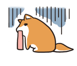 Japanese dog Shiba Inu ver.2 sticker #9483691