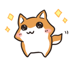 Japanese dog Shiba Inu ver.2 sticker #9483692