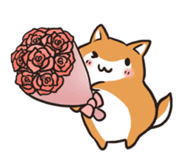 Japanese dog Shiba Inu ver.2 sticker #9483693