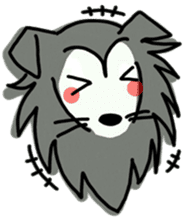 Naughty Sheltie PERCY sticker #9484176