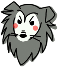 Naughty Sheltie PERCY sticker #9484177