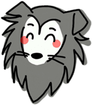 Naughty Sheltie PERCY sticker #9484179