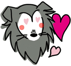 Naughty Sheltie PERCY sticker #9484182