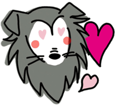 Naughty Sheltie PERCY sticker #9484182