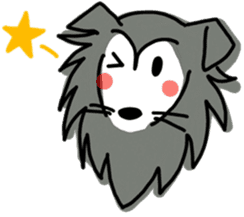 Naughty Sheltie PERCY sticker #9484183