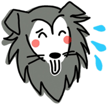 Naughty Sheltie PERCY sticker #9484184