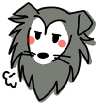 Naughty Sheltie PERCY sticker #9484187