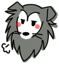 Naughty Sheltie PERCY sticker #9484187