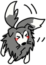 Naughty Sheltie PERCY sticker #9484188