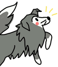 Naughty Sheltie PERCY sticker #9484189